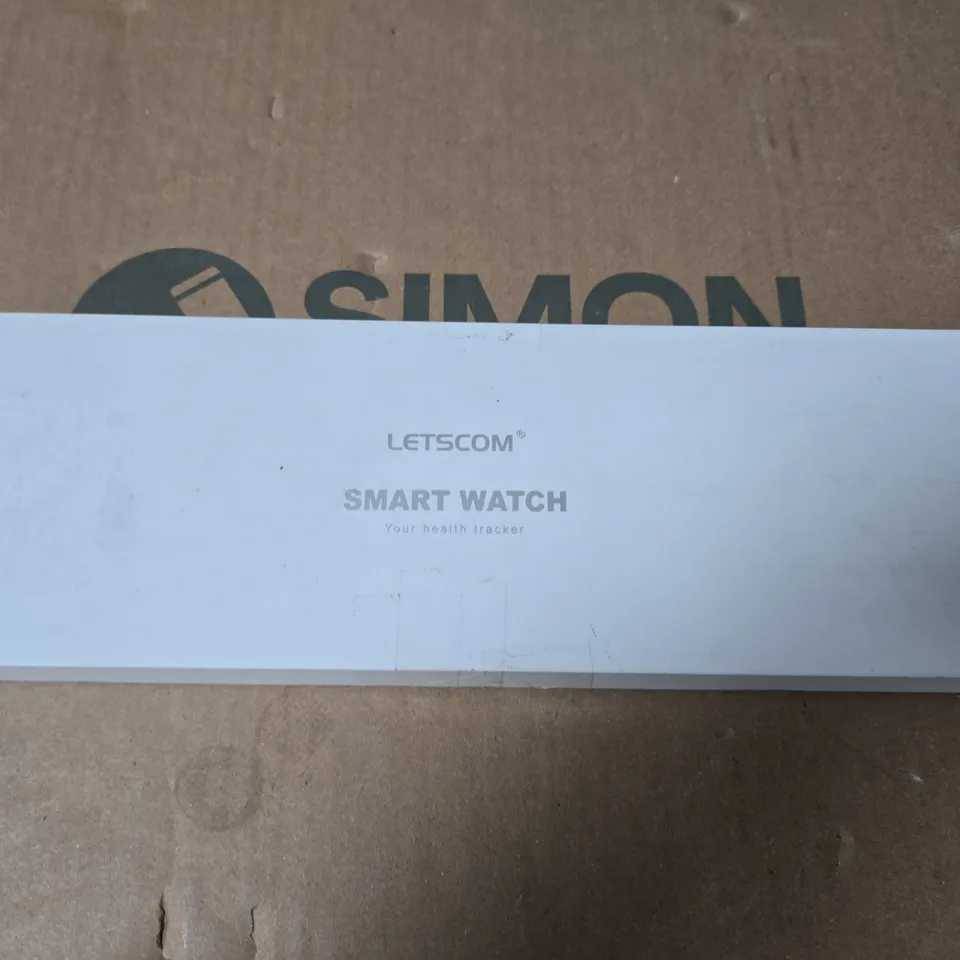 LETSCOM SMART WATCH HEALTH TRACKER – BOXED WITH PURPLE STRAP
