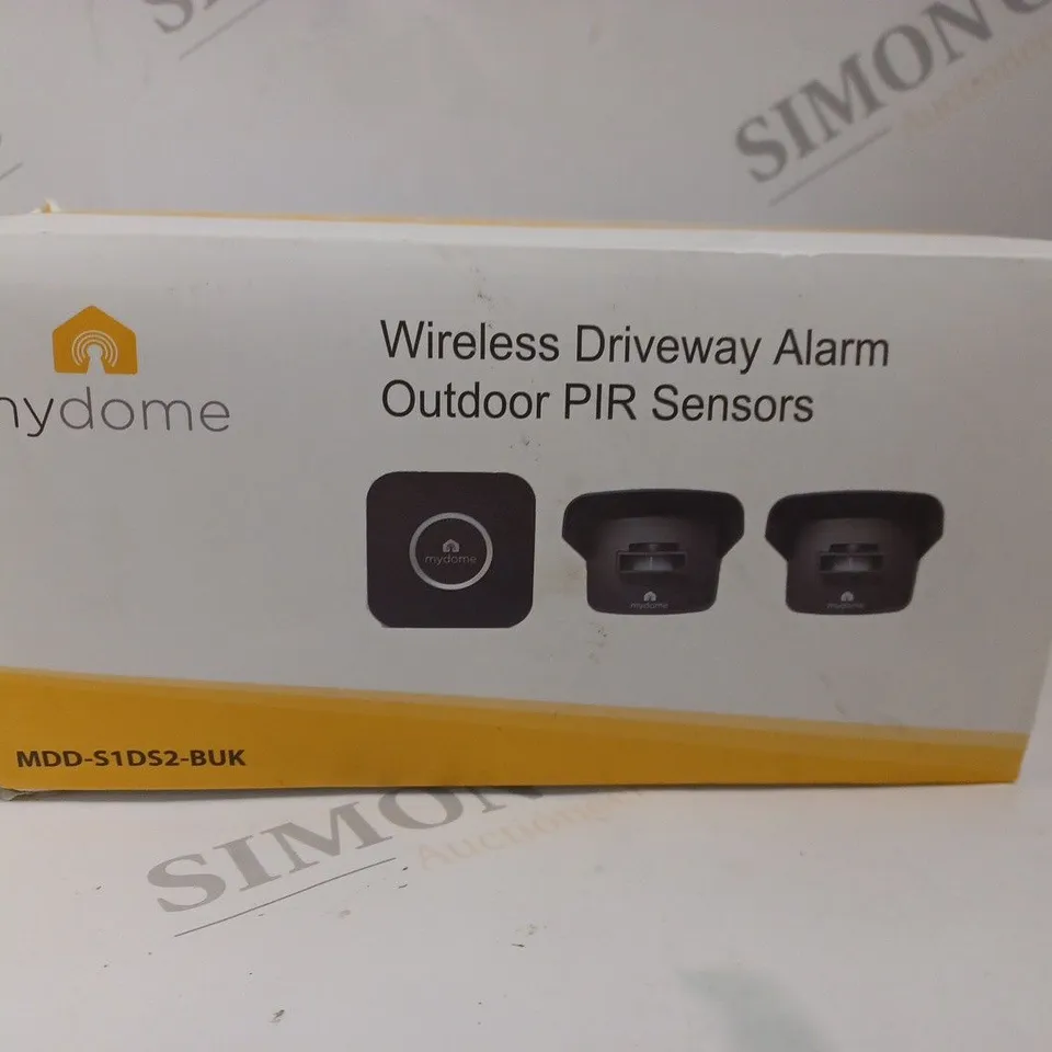 BOXED MYDOME WIRELESS DRIVEWAY ALARM OUTDOOR PIR SENSORS