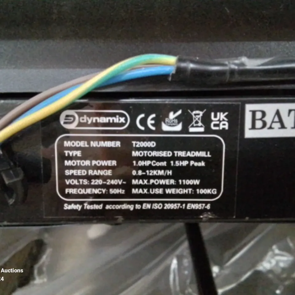 T2000D MOTORISED TREADMILL 