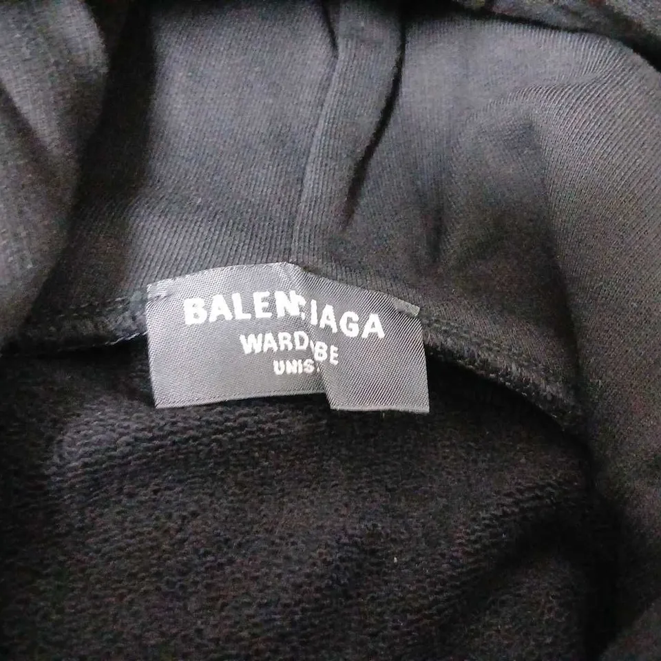 BALENCIAGA HOODIE – BLACK, SIZE M