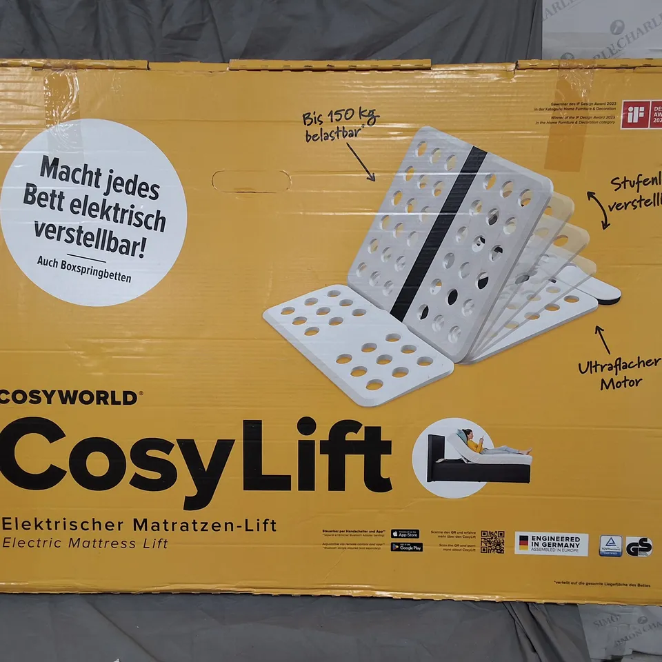 BOXED COSY WORLD ELECTRIC MATTRESS LIFT