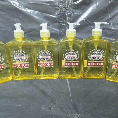 L'OCCITANE ALMOND & FLOWERS 500ML HAND WASH X 6