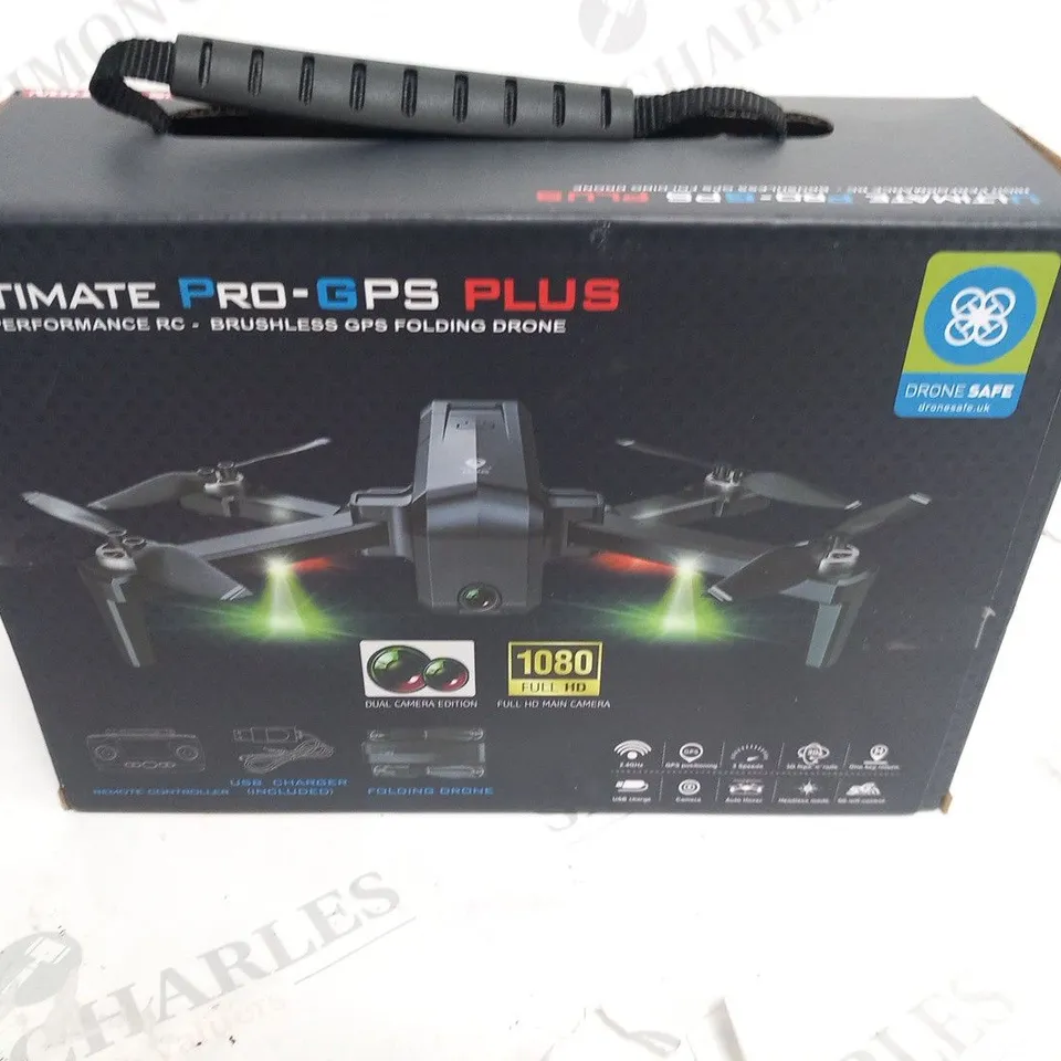 BOXED ULTIMATE PRO GPS PLUS HIGH PERFORMANCE RC BRUSHLESS GPS FOLDING DRONE