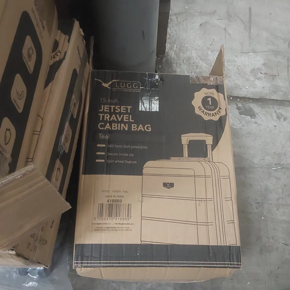 BOXED LUGG TRAVEL SUITCASE