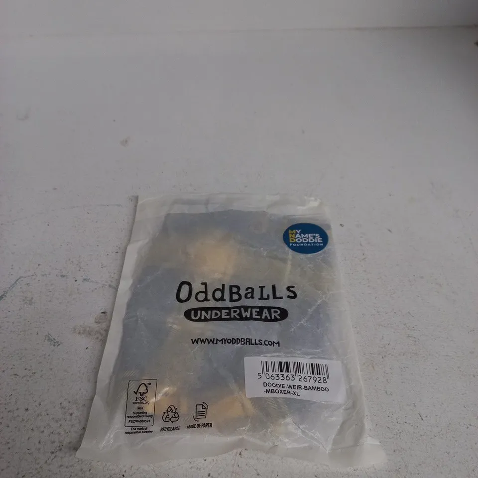ODDBALLS UNDERWEAR DODDIE WEIR BAMBOO MBOXER XL