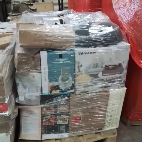 PALLET CONTAINING A LARGE QUANTITY OF ELECTRICAL PRODUCTS TO INCLUDE;TURNTABLE,SHREDDER,KETTLE