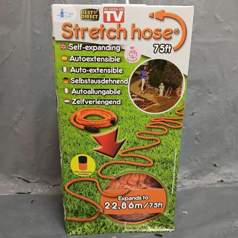 12 BOXED STRETCH HOSE 75FT