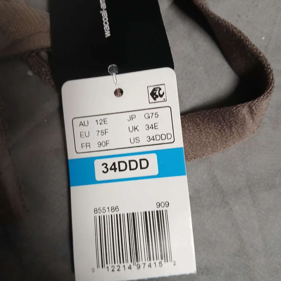 WACOAL BEIGE LACE UNDERWIRED BRA – UK 34E (US 34DDD)