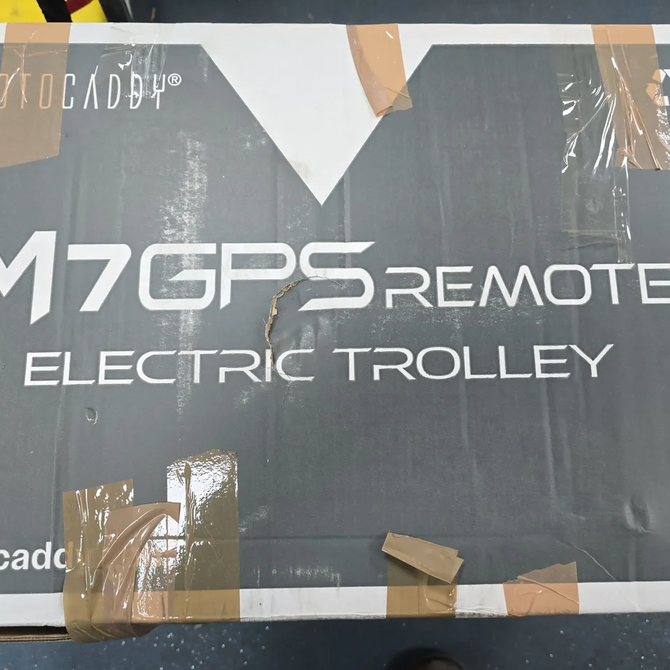 MOTOCADDY M7 GPS REMOTE ELECTRIC TROLLEY – BOXED