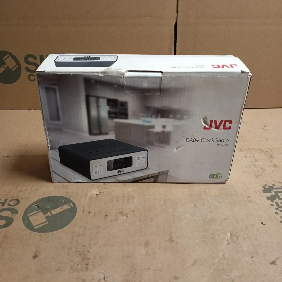 JVC DAB+ CLOCK RADIO RA-D32H