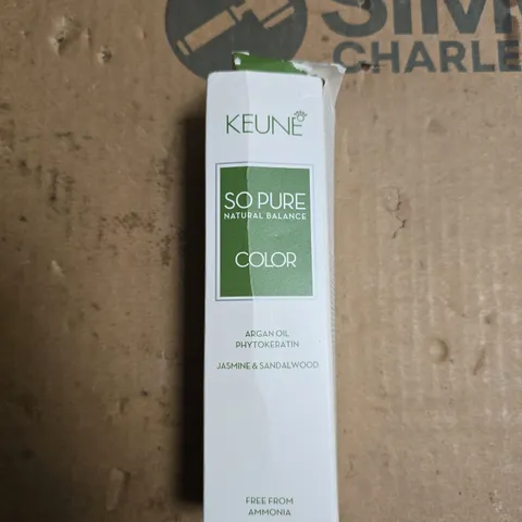 KEUNE SO PURE NATURAL BALANCE COLOUR – LIGHTEST PEARL ASH BLONDE, 60 ML