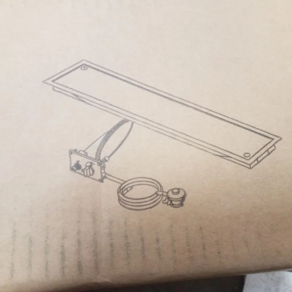 BOXED GIARDINO 101×25CM RECTANGLE (L) FIRE PIT SYSTEM