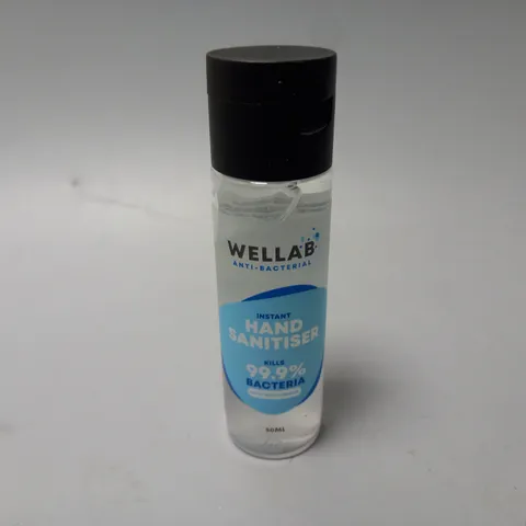 APPROXIMATELY 25 WELLAB INSTANT HAND SANITISERS (50ml)