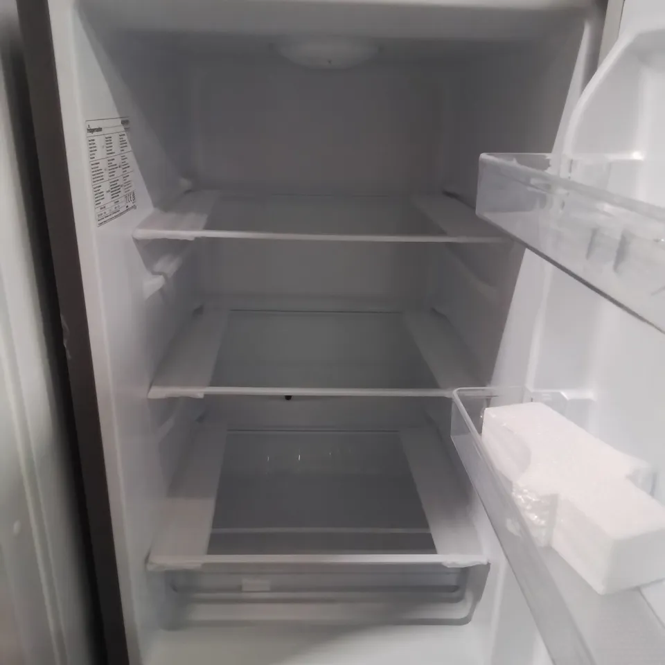 FRIDGEMASTER MC50165ES, 50cm FREESTANDING 60/40 FRIDGE FREEZER SILVER - UNPROCESSED RAW RETURN 