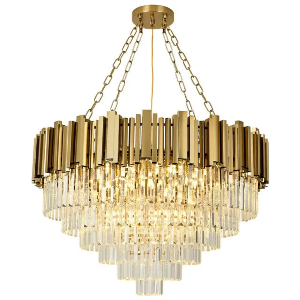 BOXED ALEXANDRE 17-LIGHT DRUM EMPIRE CHANDELIER (1 BOX)