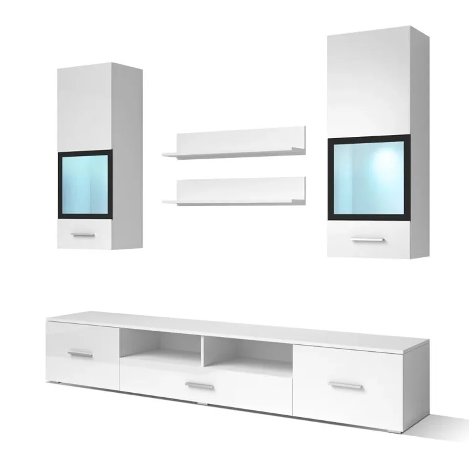 BOXED HUEYTOWN TV STAND UP TO 78" (2 BOXES)