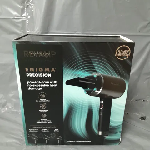 BOXED REVAMP ENIGMA PRO SERIES BRUSHLESS PROFESSIONAL 1600W HAIR DRYER