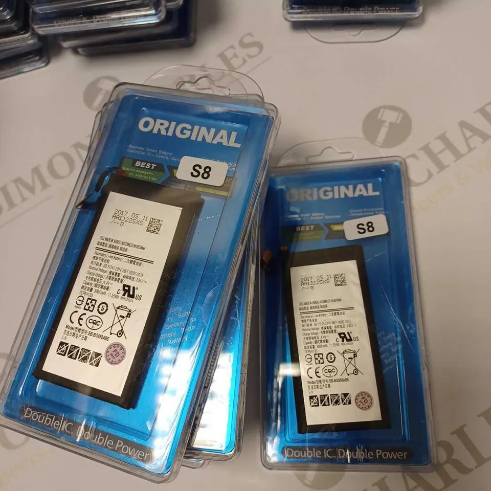 LOT OF APPROX 8 TO INCLUDE S8 DOUBLE IC. POWER BATTERY