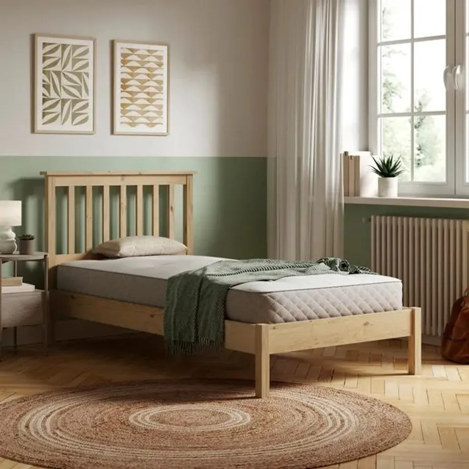 BOXED SYDNEY BED WOODEN - NATURAL