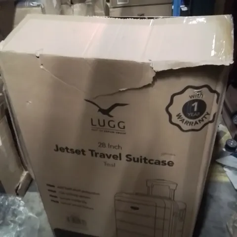 BOXED LUGG 28INCH JETSET TRAVEL SUITCASE TEAL 