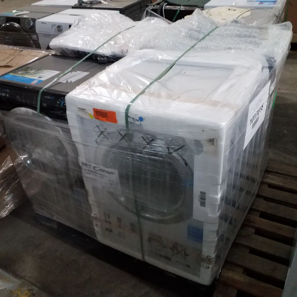 PALLET OF APPROXIMATELY 4 UNPROCESSED RAW RETURN WHITE GOODS TO INCLUDE;