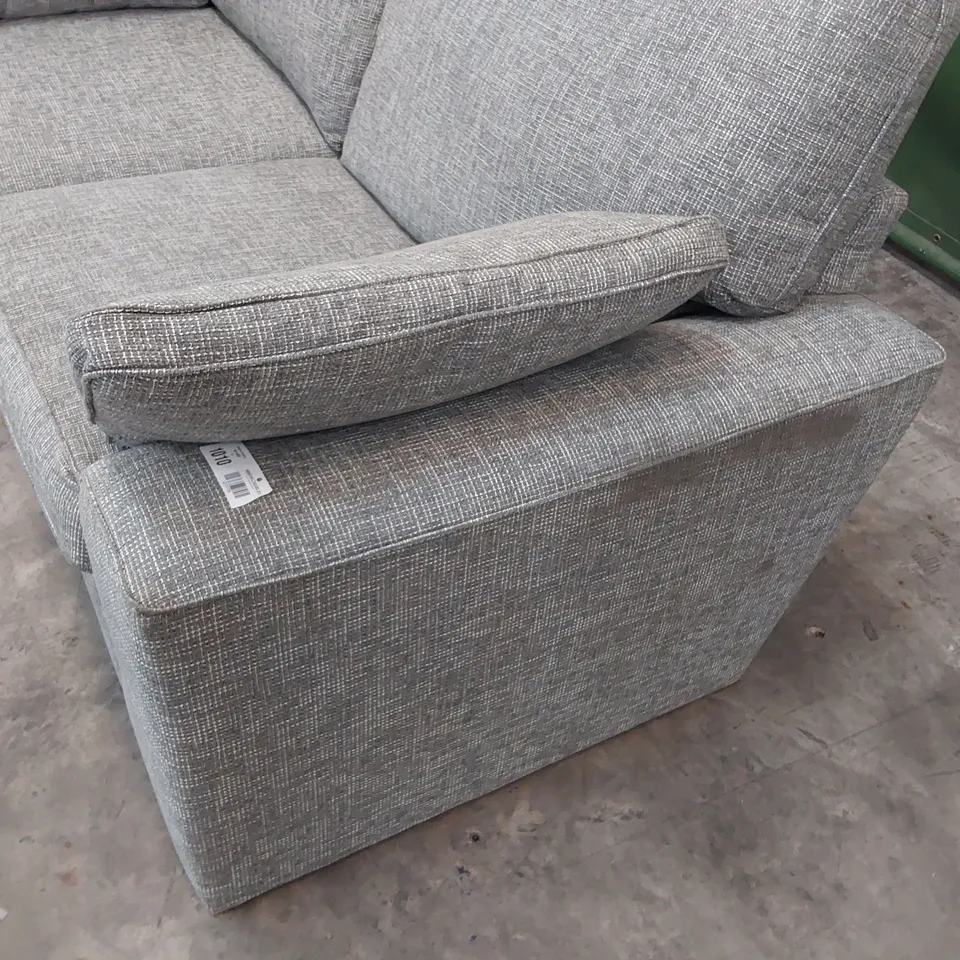 TWO SEATER SECTION GREY FABRIC