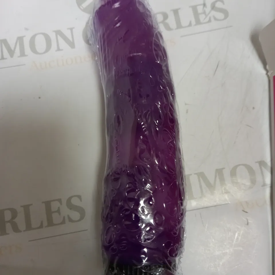 BOXED LOVEHONEY BASICS PURPLE CLASSIC REALISTIC DILDO VIBRATOR