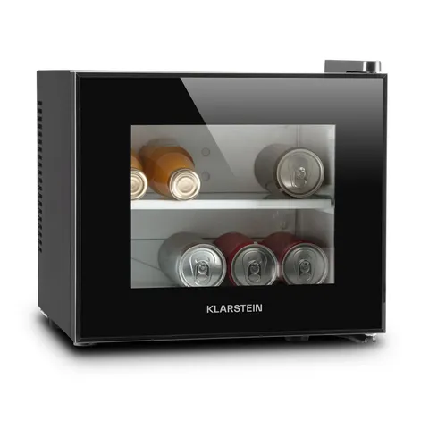 KLARSTEIN HAPPY HOUR 30CM 9.8L DRINKS FRIDGE WITH GLASS DOORβ BLACK