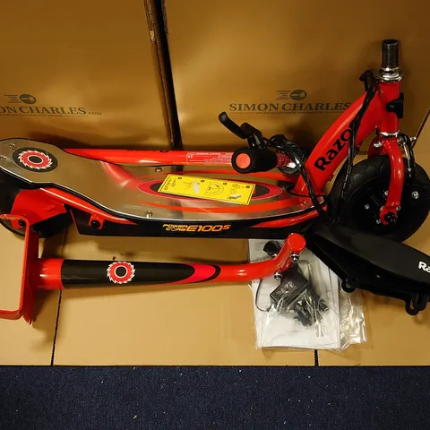 RAZOR POWERCORE E100S 24V SCOOTER - RED
