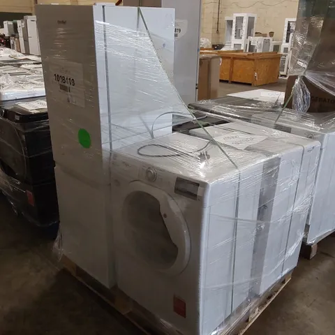 PALLET OF APPROXIMATELY 4 UNPROCESSED RAW RETURN WHITE GOODS TO INCLUDE;