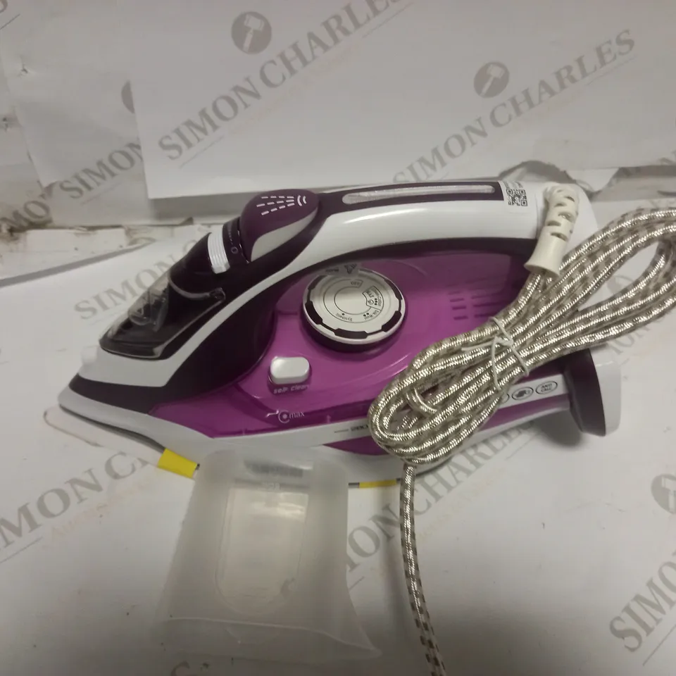 ZANUSSI 2800W STEAM IRON, PINK