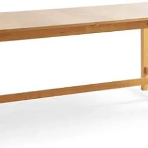 BOXED FREDERICK 8 SEATER RECTANGULAR EXTENDABLE DINING TABLE - OAK VENEER (1 BOX)