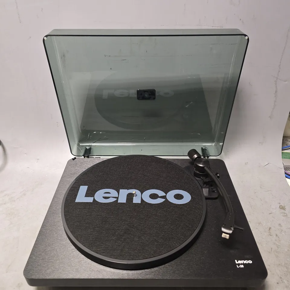 LENCO L-30BK WOODEN TURNTABLE