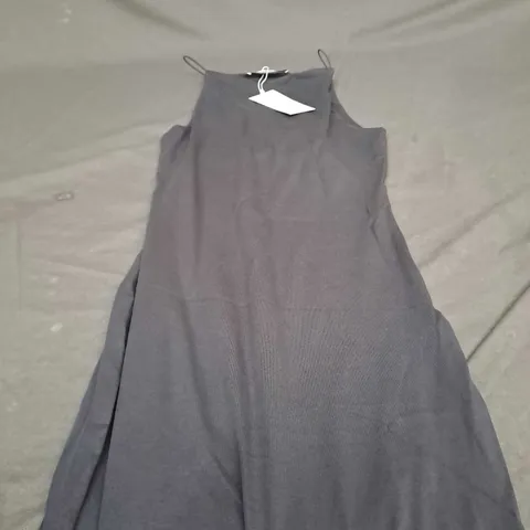 MNG DARK GREY STRECH DRESS - EUR XS