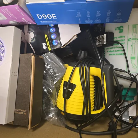 BOX OF APPROXIMATELY 10 ASSORTED HOUSEHOLD ELECTRICAL ITEMS