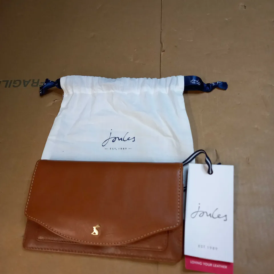 JOULES LEATHER BUCKLEY PURSE 
