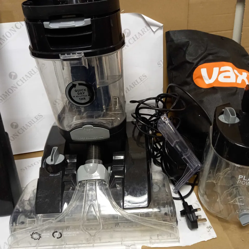 VAX PLATINUM POWERMAX CARPET WASHER 