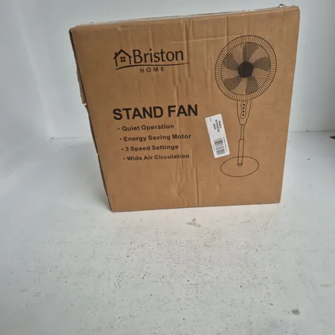 BRISTON HOME STAND FAN – BOXED 