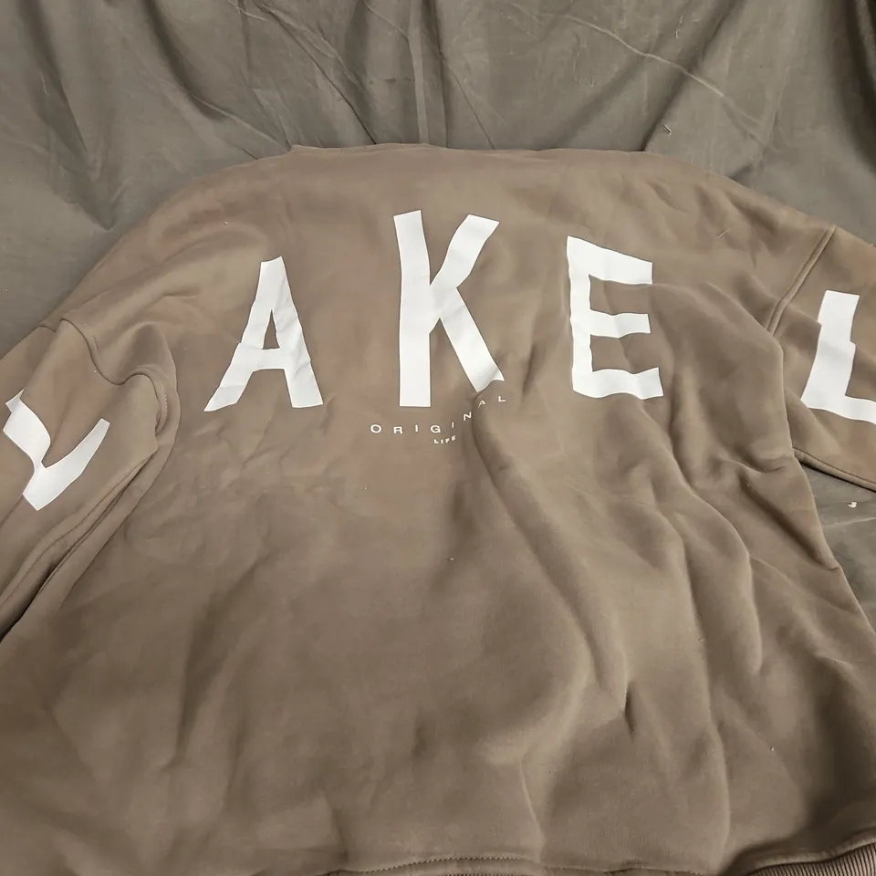 Blakely Women's Hoodie – Taupe/Brown, XXL