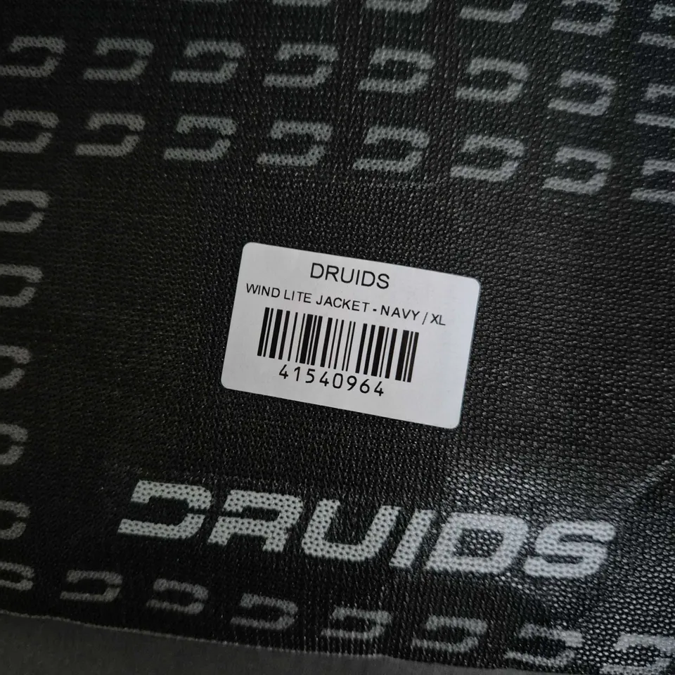 BAGGED DRUIDS WIND LITE JACKET - NAVY, XL