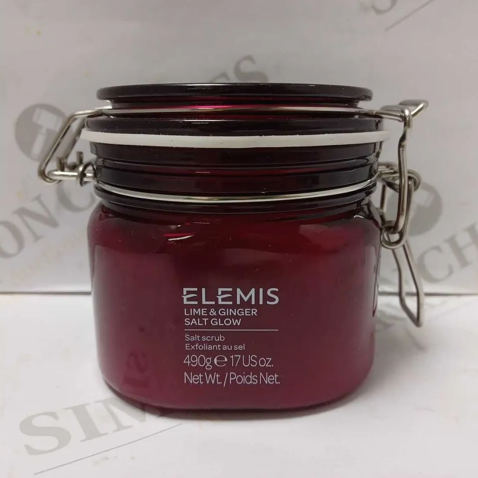 ELEMIS EXOTIC LIME & GINGER SALT GLOW SALT SCRUB 490G