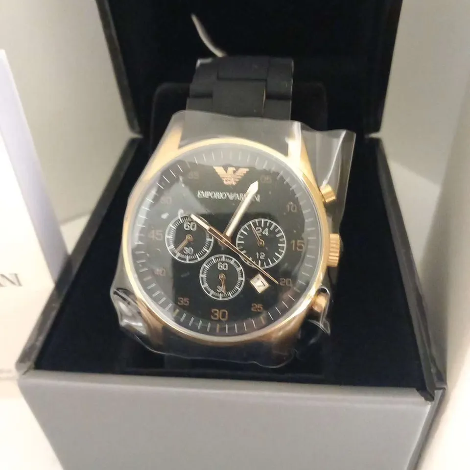 BOXED EMPORIO ARMANI AR5905 WRIST WATCH