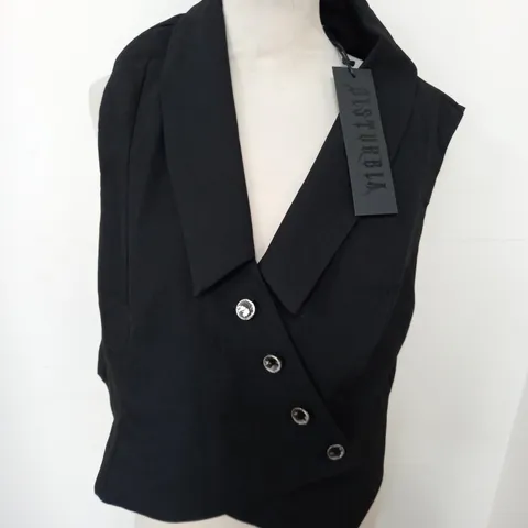 DISTURBIA MOONAGE ASYMMETRIC WAISTCOAT - UK 16