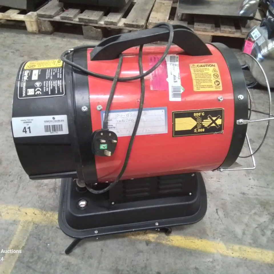 CLARKE INDUSTRIAL INFRARED DEVIL HEATER 