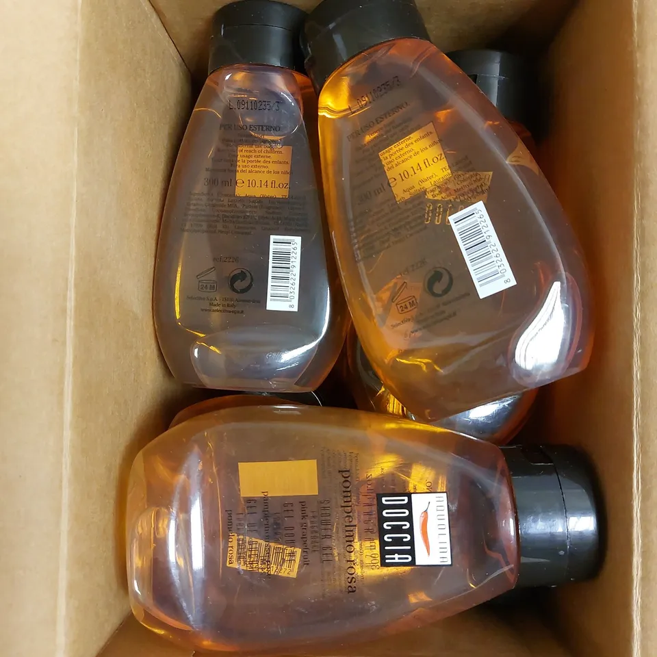 BOX OF APPROXIMATELY 10 AQUOILINA DOCCIA POMPELMO ROSA PINK GRAPEFRUIT SHOWER GEL