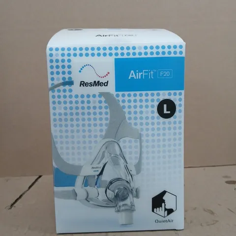 RESMED AIRFIT F20 LARGE FULL FACE CPAP MASK – BOXED