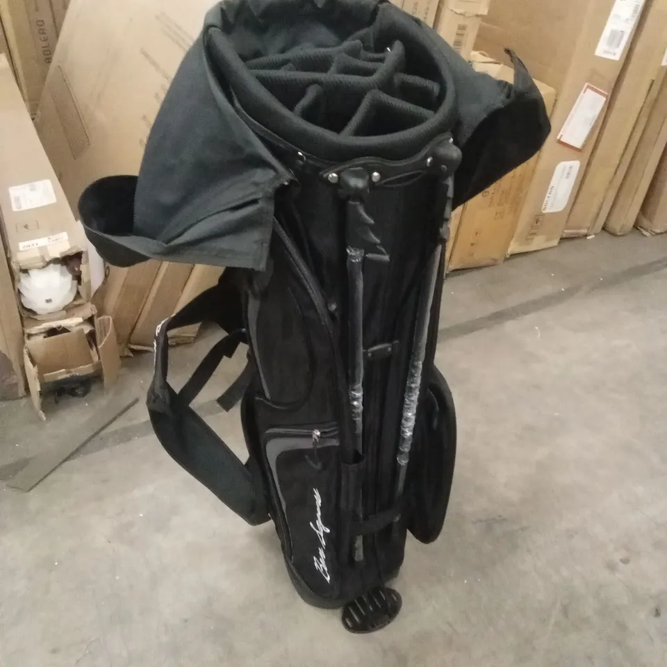 BEN SAYERS DLX GOLF STAND BAG - BLACK/GREY RRP £109.99