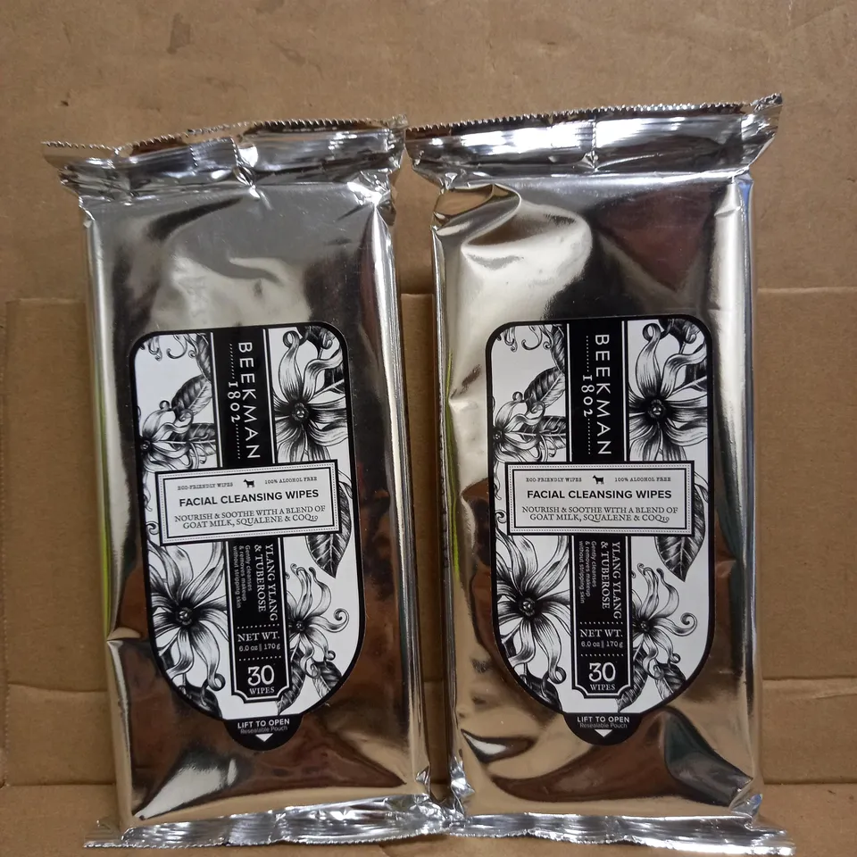 BEEKMAN 1802 GOAT MILK FACIAL WIPES