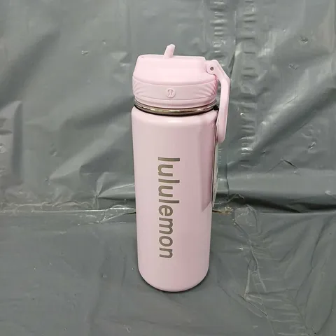 TAGGED LULULEMON PINK BACK TO LIFE SPORTS BOTTLE 18OZ STRAW LID
