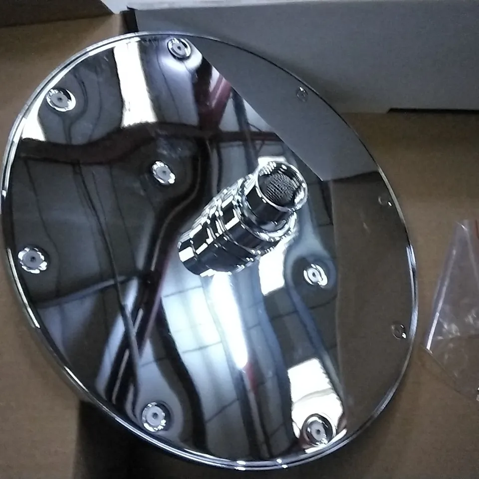 BOXED AS NEW CALYPSO LANA SHOWER ROSE 200MM ROUND HEAD IN CHROME